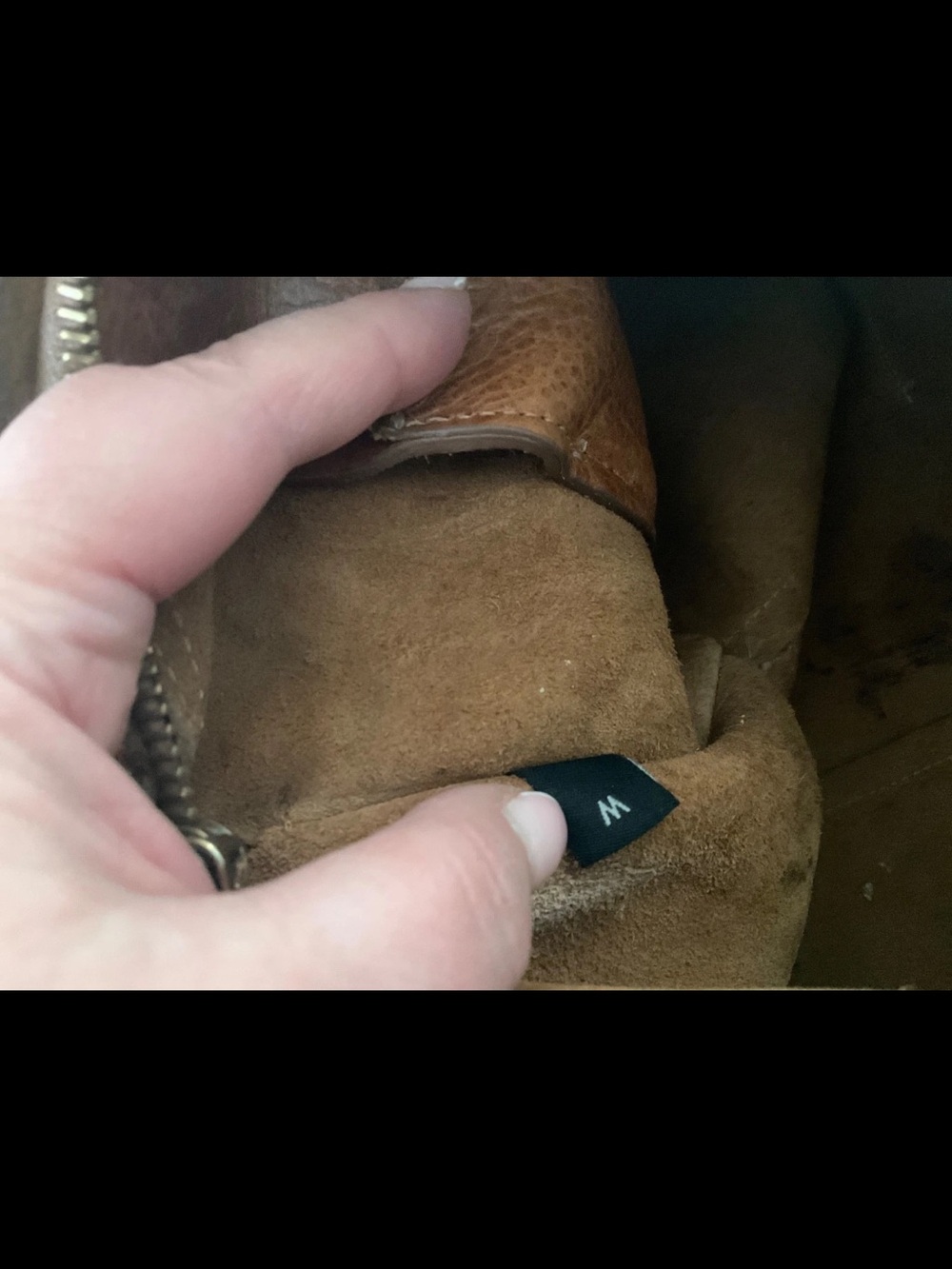 Mulberry Brown Leather and Beige Canvas Satchel - Picture 13 of 16
